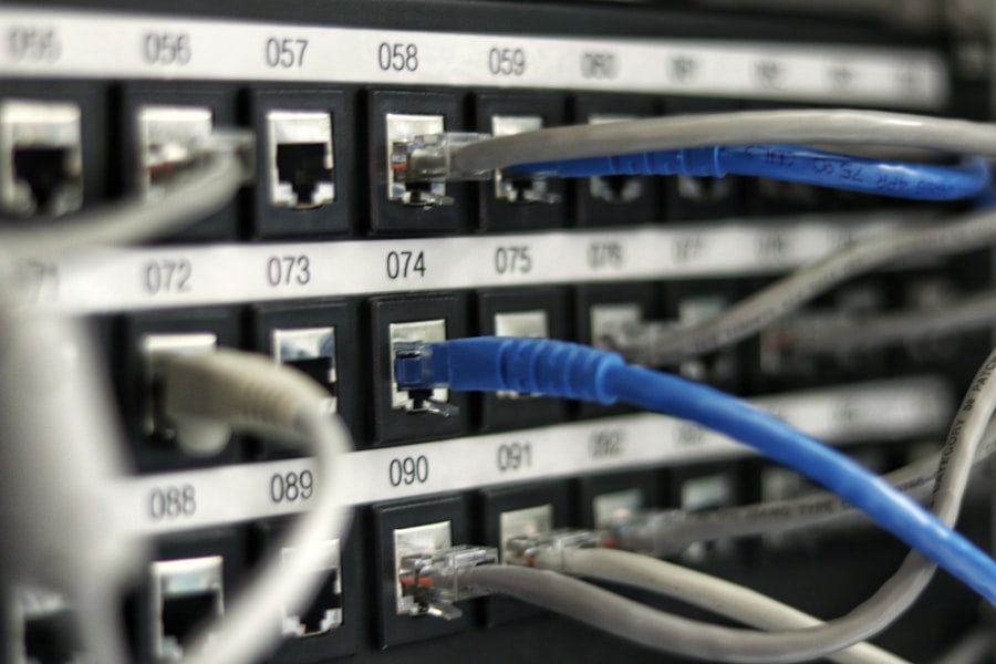 VPS Hua Hin - photo of network cables