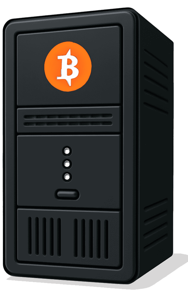 Bitcoin Dedicated Servers Deliver Bitcoin Dedicated Servers - image of tall server